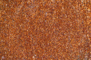 Üniforma Koyu Kırmızı ve Kahverengi Paslı Metal Doku Arkaplanı