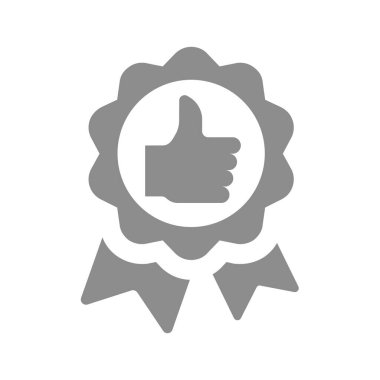 İnsanların seçimi, önerilen ürün vektörü. Ödül rozeti ve vuruş, müşterinin seçim simgesi.