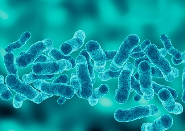 Microscopic Magnification Legionella Pneumophila Gram Negative Bacillus Causes Pneumonia Illustration — Stock Photo, Image
