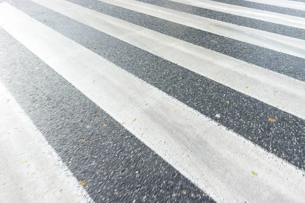 Accident Pedestrian Crossing Road Zebra Crossing City New Road Rules — Stock Photo, Image