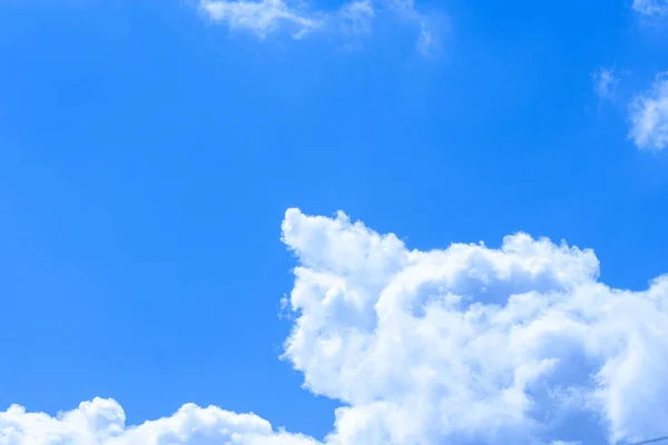Błękitne Niebo Chmurami Tło — Zdjęcie stockowe