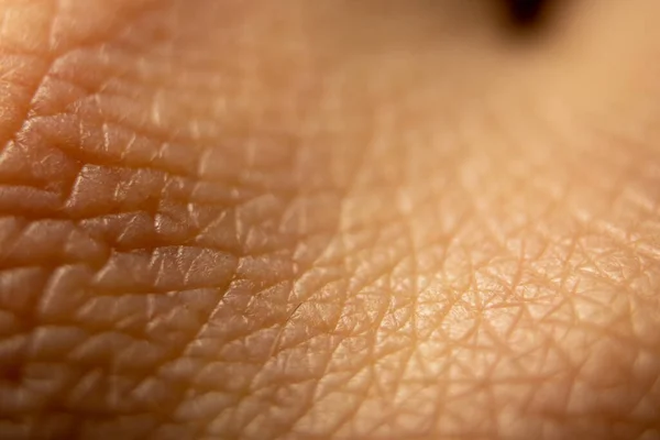 Makro Zdravá Lidská Kůže Koncept Dermatologie Detailní Pozadí Lidské Kůže — Stock fotografie