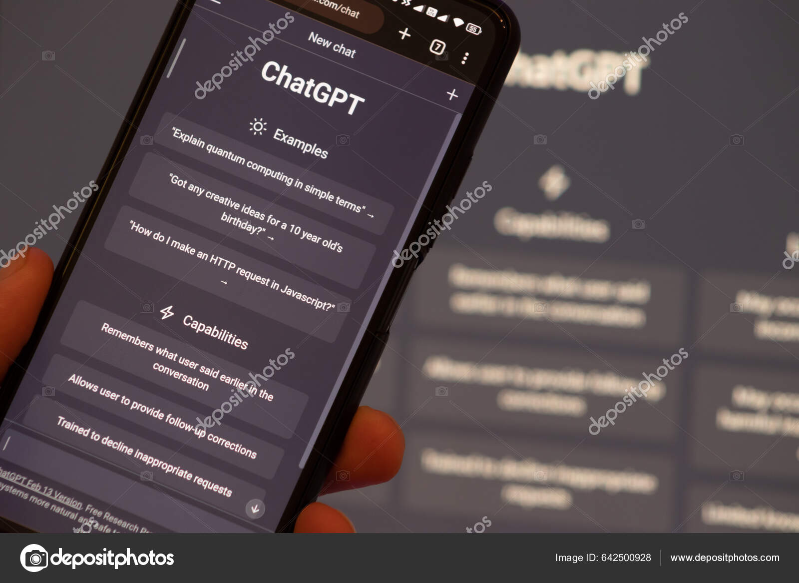 Warsaw Poland February 2023 Screen Chatgpt Artificial Intelligence Warsaw Poland February 2023 Screen Chatgpt Artificial Intelligence