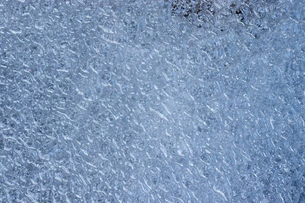Textura Hielo Congelado Fondo Agua Cristalina Foto Efecto Texturizado — Foto de Stock