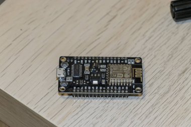 Warsaw Poland - September 24 2025: Close-up of an electronic circuit board with a microcontroller and components highlighting advancements in technology.