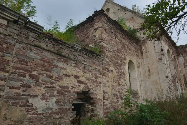 Historical Ruins Church Chervonograd Castle Ukraine — Stock fotografie