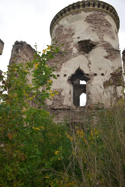 Historical ruins of a church in Chervonograd castle, Ukraine