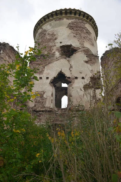 Historical ruins of a church in Chervonograd castle, Ukraine