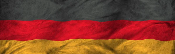 Imagem Acenando Colorido Bandeira Nacional Alemanha — Fotografia de Stock