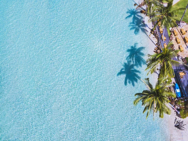 Beautiful Aerial Top View Paradise Beach — Stock Photo, Image