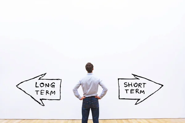 Long Term Short Term Concept — Stock Photo, Image