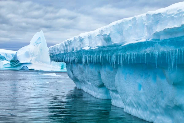 Konceptet Global Uppvärmning Och Miljö Ekologi Issmältning Antarktis — Stockfoto