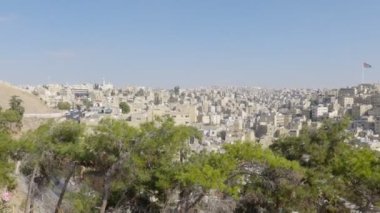 Amman, Al Qusour 'un şehir manzarası Amman, Ürdün' deki tipik yerleşim bölgesi