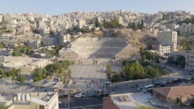 Amman, Al Qusour 'un şehir manzarası Amman, Ürdün' deki tipik yerleşim bölgesi