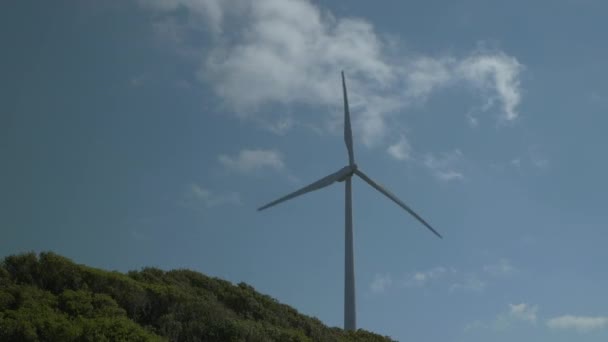 Turbine Eoliene Pentru Producția Energie Electrică — Videoclip de stoc