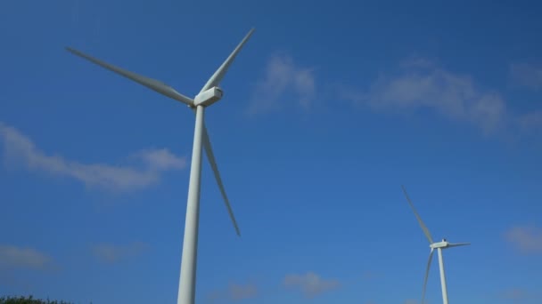 風力発電用風力タービン — ストック動画