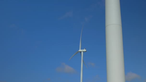 Turbinas Eólicas Para Produção Energia Elétrica — Vídeo de Stock
