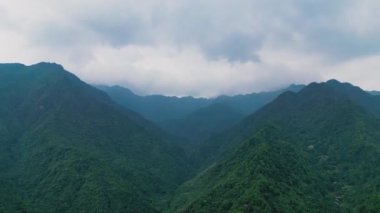 Ormanlı güzel dağ manzarası 