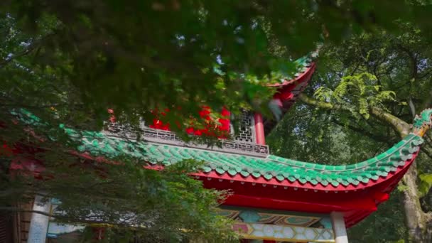 Bellissimo Tempio Storico Cina — Video Stock