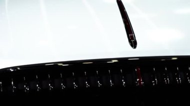 Modern arabanın kısmi görüntüsü