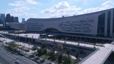 Barselona şehrinin hava manzarası