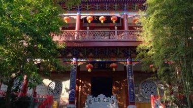 Çin 'deki güzel geleneksel tapınak