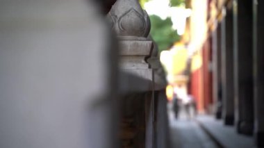 Çin 'deki güzel geleneksel tapınak