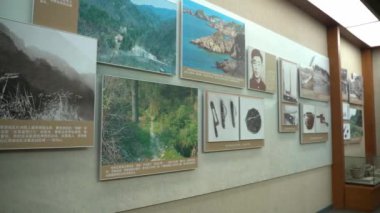 Çin 'deki tarihi müzenin içinde.