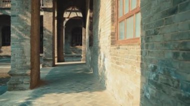 Çin 'deki eski tarihi bina.