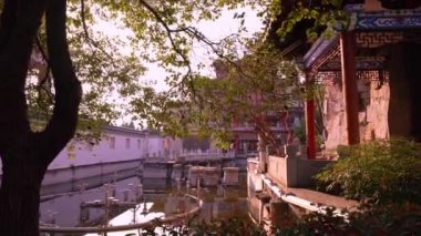 Çin 'deki güzel geleneksel tapınak