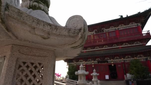 Hermoso Templo Tradicional China — Vídeo de stock