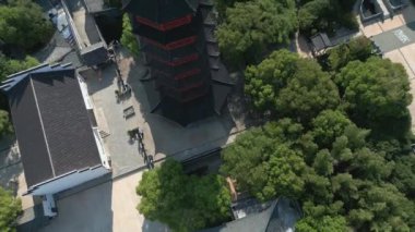 Çin 'deki güzel antik tapınak