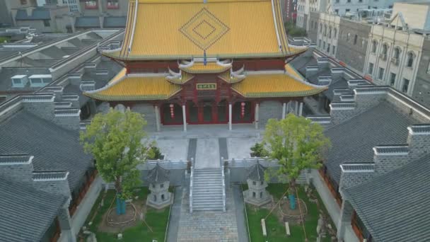 Hermoso Templo Antiguo China — Vídeo de stock