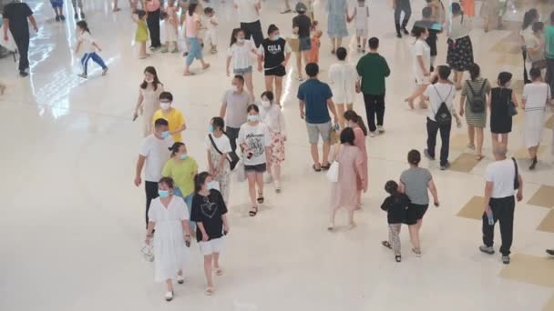 中国のショッピングモールの内部 — ストック動画