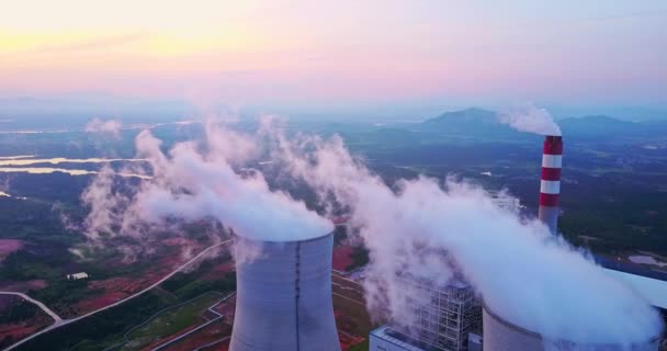 Usina Térmica Jiangxi China — Vídeo de Stock