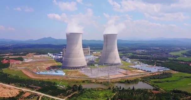 Värmekraftverk Jiangxi Kina — Stockvideo