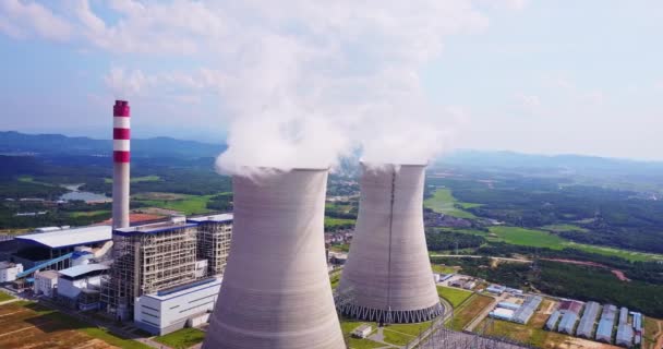 Elektrownia Cieplna Jiangxi Chiny — Wideo stockowe