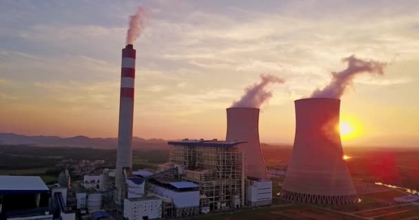 Värmekraftverk Jiangxi Kina — Stockvideo