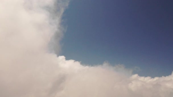 Felhők Kék Égen Nappali Kilátás — Stock videók