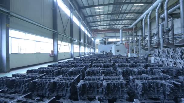 Geschäftige Szene Der Fabrik China — Stockvideo