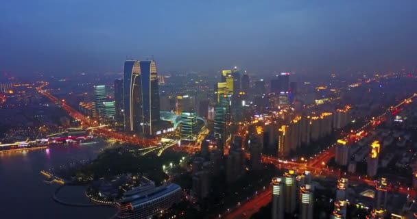 Belle Vue Aérienne Suzhou City Scenery — Video