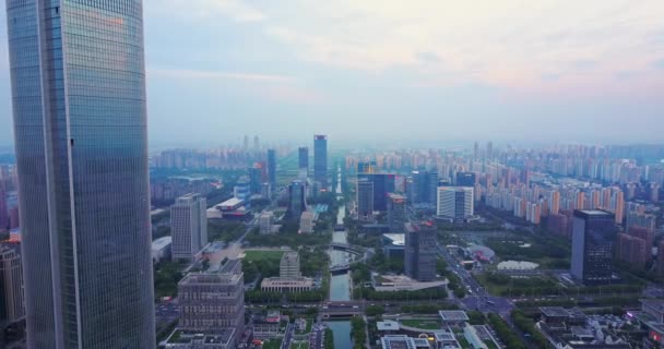 Vedere Aeriană Frumoasă Peisajului Suzhou City — Videoclip de stoc