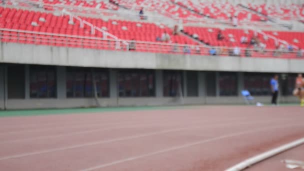 Centro Olímpico Esportes Desfocado China — Vídeo de Stock