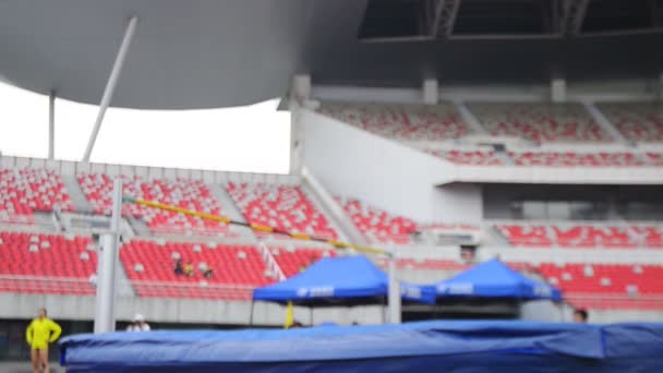 Centro Olímpico Esportes Desfocado China — Vídeo de Stock
