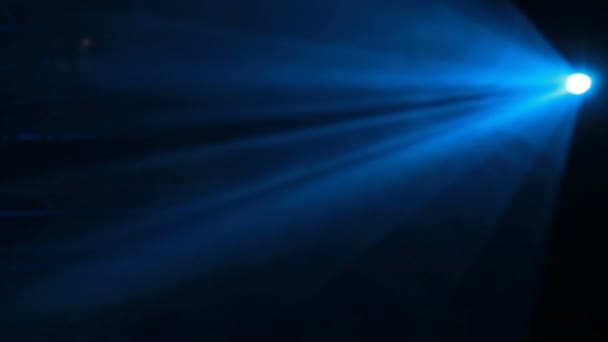 レーザー光線を持つベクトル舞台用スポット ライト — ストック動画