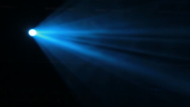 Vector Fase Spotlight Met Laserstralen — Stockvideo