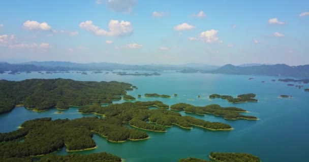 Asien Jiujiang Xihai Naturskönt Område — Stockvideo