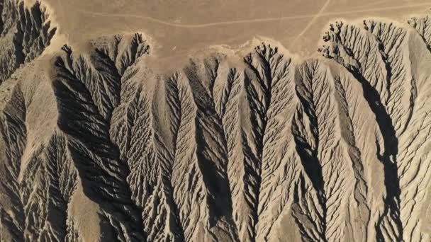 Paisaje Del Gran Cañón Xinjiang China Vista Panorámica — Vídeo de stock