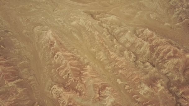 新疆塔克拉玛干沙漠路风景秀丽 — 图库视频影像