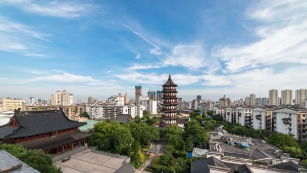 Міські Пейзажі Наньчані Цзянсі Китай — стокове відео
